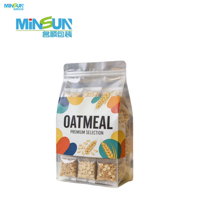 Factory Wholesale China Food Grade PE Moisture Proof Resealable Custom Printed for Breakfast Cereal Packaging Bags