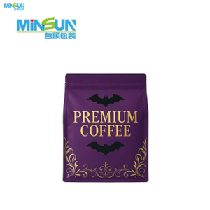 Fresh Resealable Coffee Bag Eco-Friendly Stand Up Pouch for Beans
