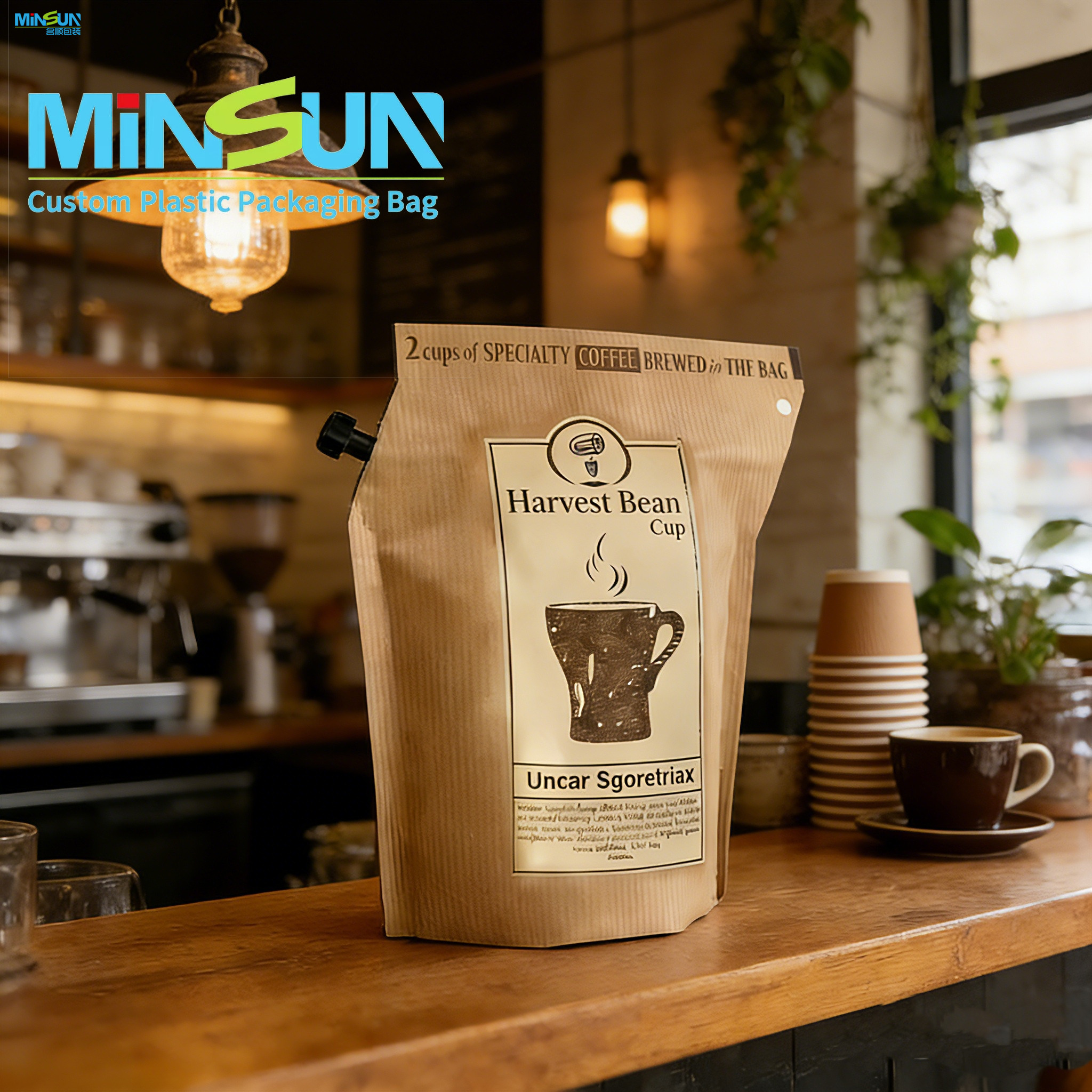 China Manufacturer Wholesale Portable Spout Outdoor Coffee Brew Bag