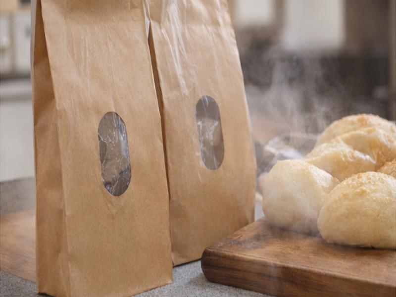 (kraft paper bags with window kraft paper bags with window