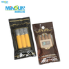 Two sealed cigar storage bags with humidity control packs, designed to preserve freshness and protect cigars