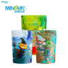 Three upright pouches with cartoon characters and vibrant backgrounds, labeled 2.5G