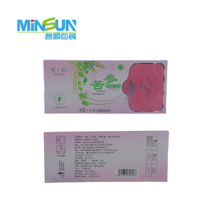 Multi-functional Eco-Friendly Accordion Side Sanitary Pad Pouches with Customizable Labels
