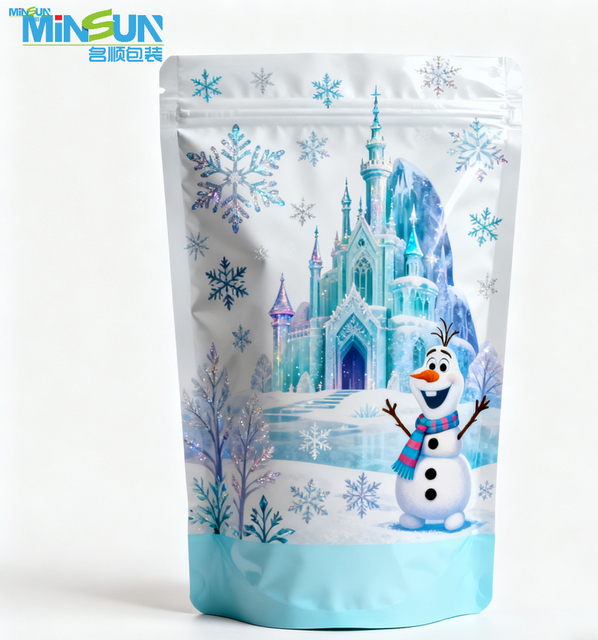 Customizable, food-grade aluminum packaging for children; 350g weight; cartoon pattern design; suitable for safe packaging