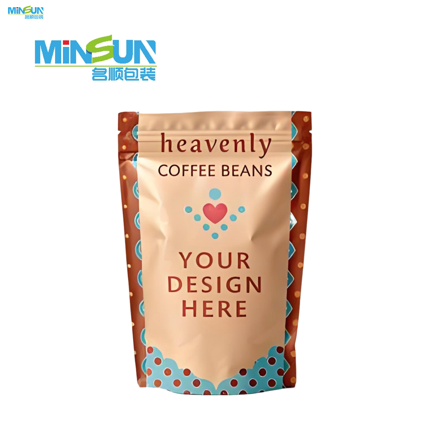 Custom Printed Stand Up Pouch Bulk Packaging